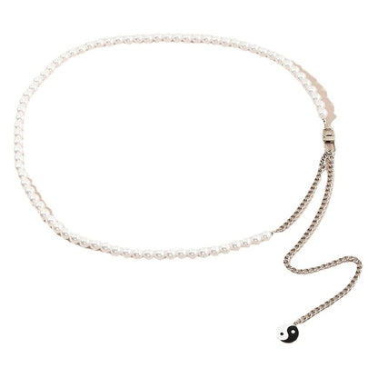 Simple Personality Aluminum Chain Accessories Waist Chain