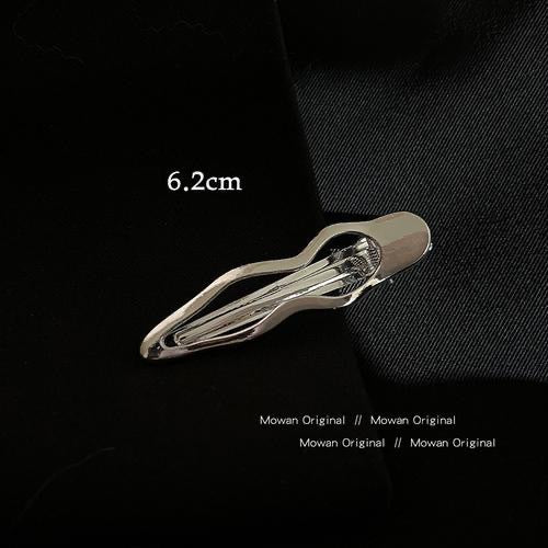 Bangs Duckbill Clip Hairclip Decoration Female Metal Wave Barrettes