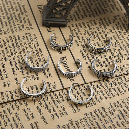 Multi-Element 7-piece Set Toe Ring Foot Ornaments