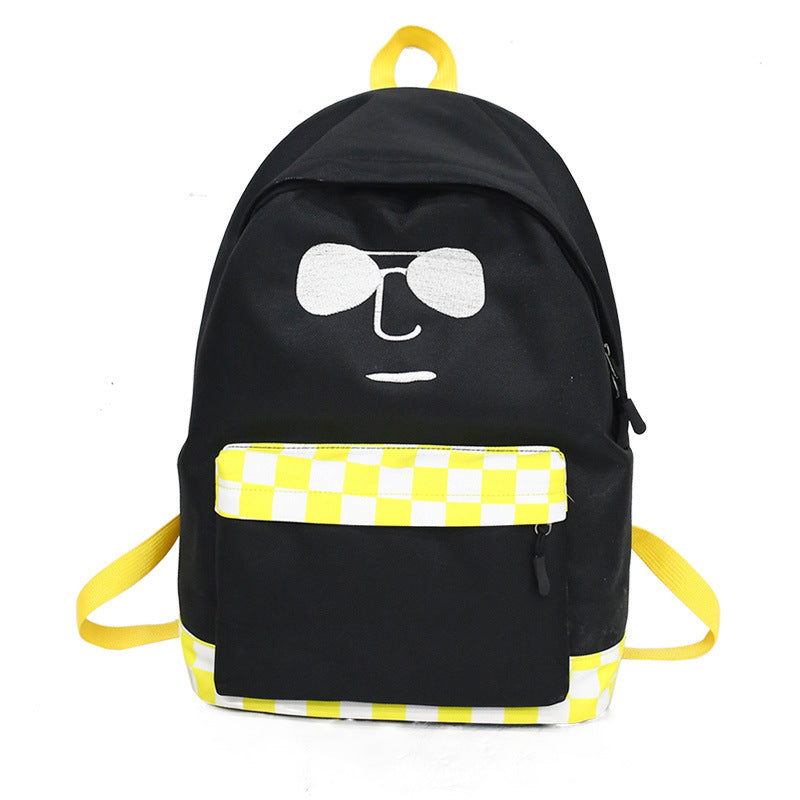 Plaid wild casual school bag