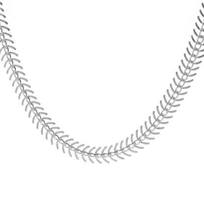 Fishbone Aircraft Chain Necklace Women's Short Necklace