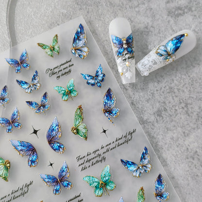 TENSOR New Technology Thin Transparent Three-dimensional Adhesive Nail Sticker