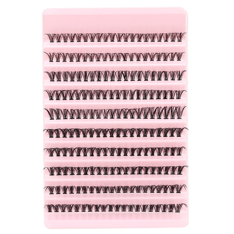 False Eyelashes Suit Single Cluster Thick Curl Long Hot Melt Stem Individual False Eyelash Flatness