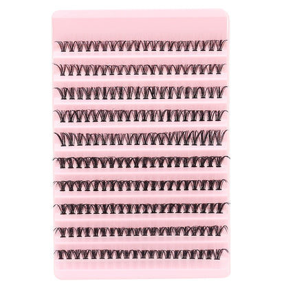 False Eyelashes Suit Single Cluster Thick Curl Long Hot Melt Stem Individual False Eyelash Flatness