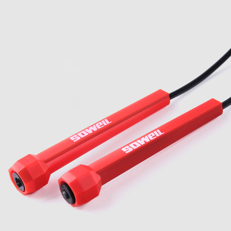 Fitness  Crossfit Skipping  Rope Cord Speed Jumping Exercise Equipment Adjustable Boxing Skipping Sport   Rope Red Balck