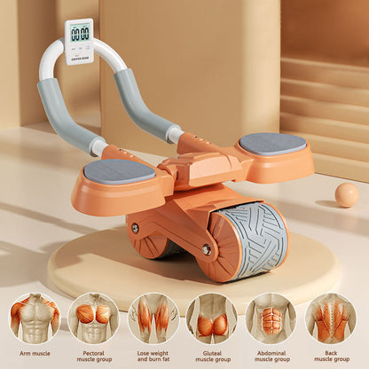 Men And Women Home Elbow Support Rebound Abdominal Wheel Exercise Fitness Equipment