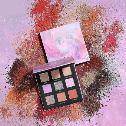 Long Lasting Matte Pearl Glitter 9 Color Eyeshadow Palette