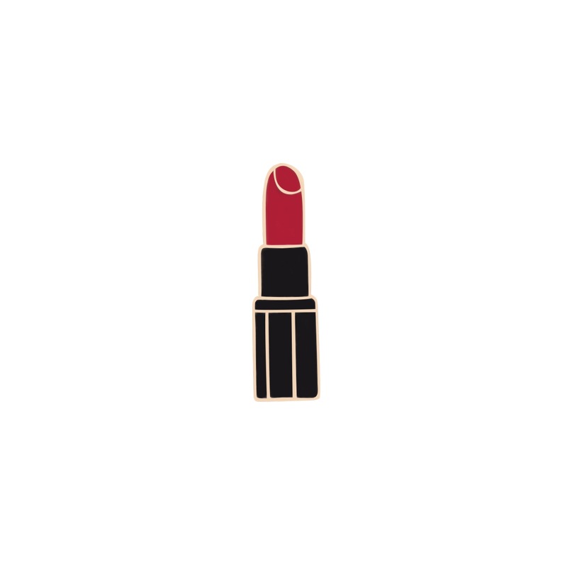 Fashion brooch female cartoon lipstick brooch