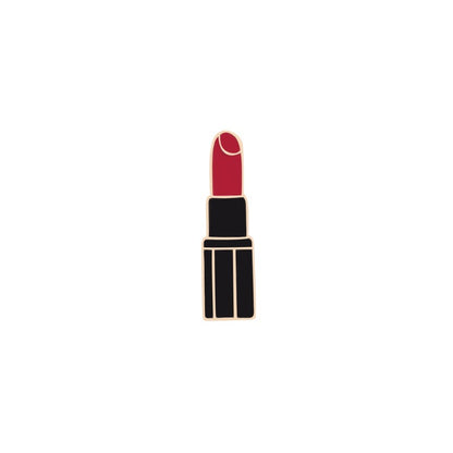 Fashion brooch female cartoon lipstick brooch