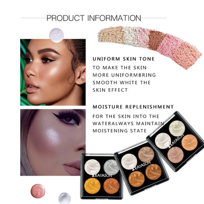 4-color Baking Highlighting Powder Repairing Cake Brightening