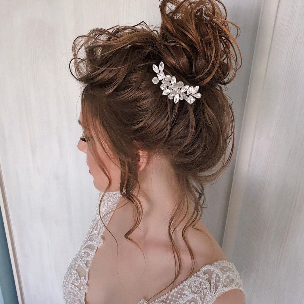 Hair Accessories Rhinestone Styling Decorative Hairbrush
