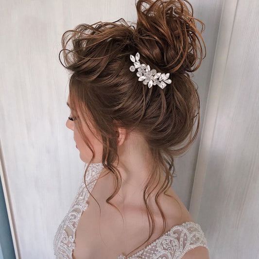 Hair Accessories Rhinestone Styling Decorative Hairbrush