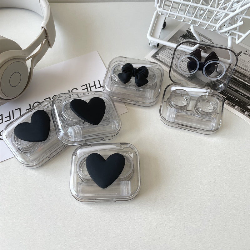 Transparent Contact Mini And Simple Cosmetic Lenses Lens Case