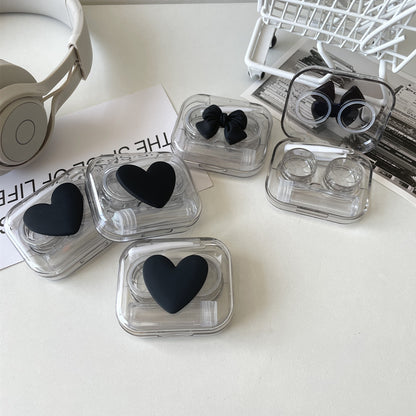 Transparent Contact Mini And Simple Cosmetic Lenses Lens Case