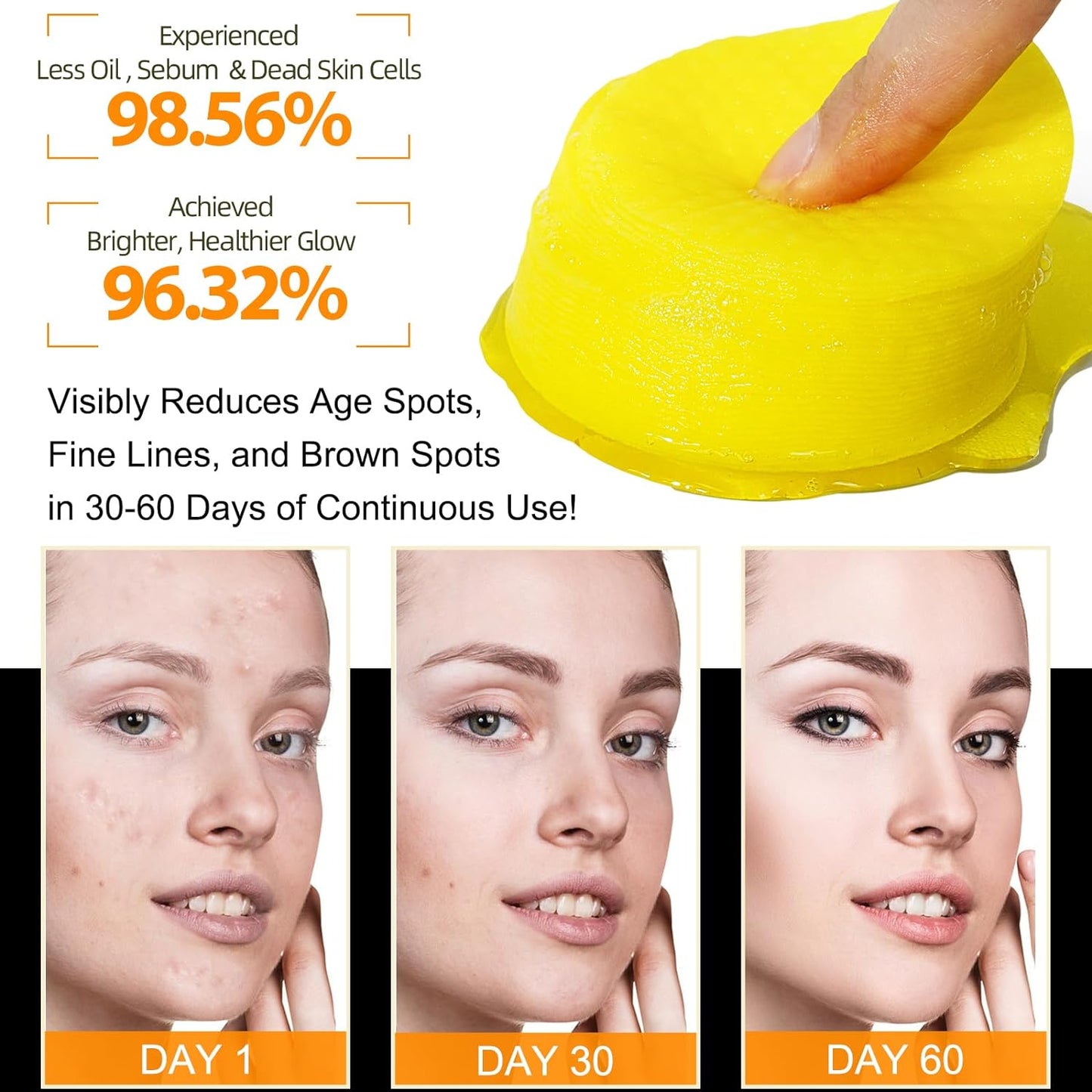 Only Supports Self Pickup With Waybill Amococo Turmeric & Kojic Cleansing Pads Brightened Skin Enriched With Turmeric Root Kojic Acid For Gentle Exfoliation And Tone Evenness