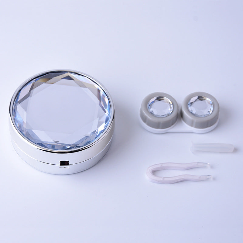 Diamond Shaped Contact Lens Cartoon Companion Box