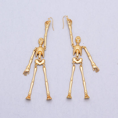 Skull alloy earrings earrings women