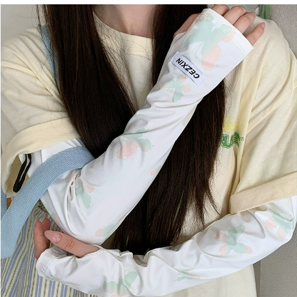 Butterfly Sunscreen Sleeves-Purple-1 Pair