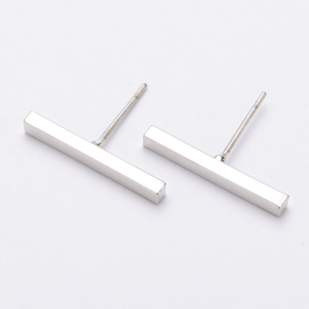 Flat earrings female earrings