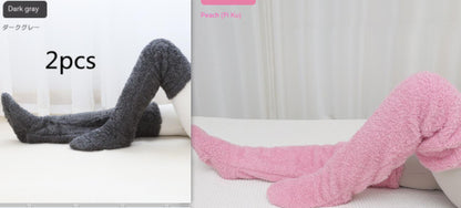 Winter Warm Cold Leg Knee Joint Cold-proof Stockings Home Floor Sleeping Socks