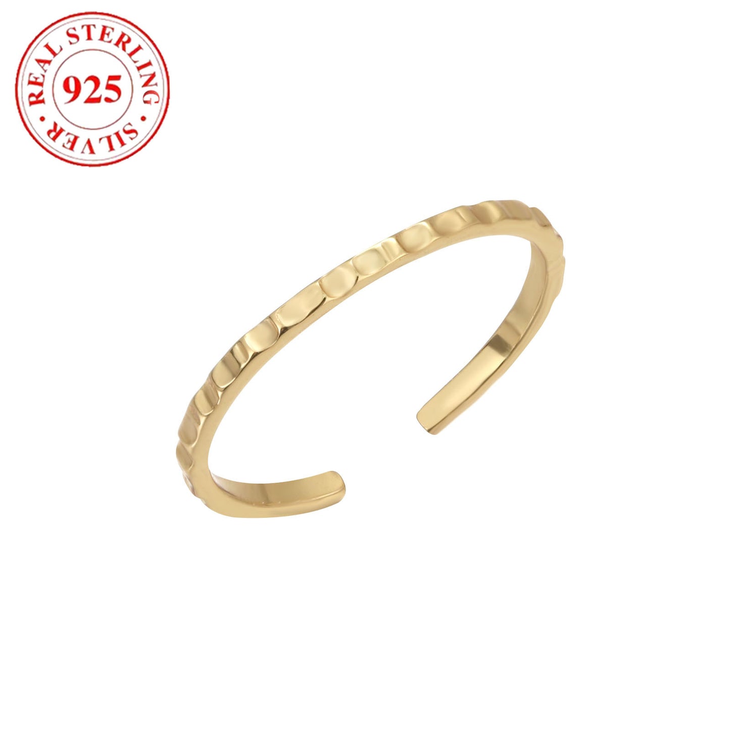 Summer Beach Thin Open Women's Adjustable Toe Ring