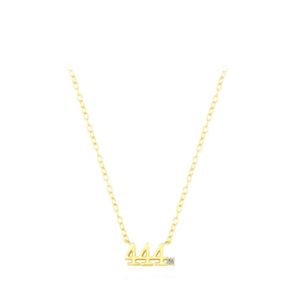 Fashion Personality Lucky Digital Necklace For Women