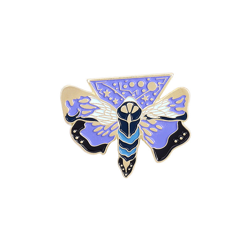 Personalized Versatile Brooch Pin Painted Badge