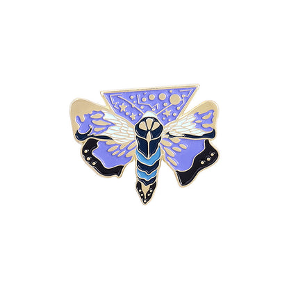 Personalized Versatile Brooch Pin Painted Badge