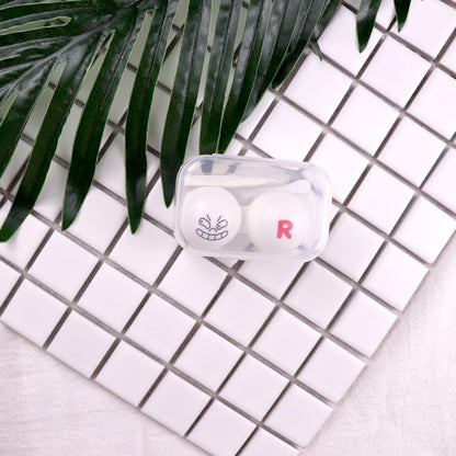 Contact Lens Case Cute Cartoon Portable Simple Storage