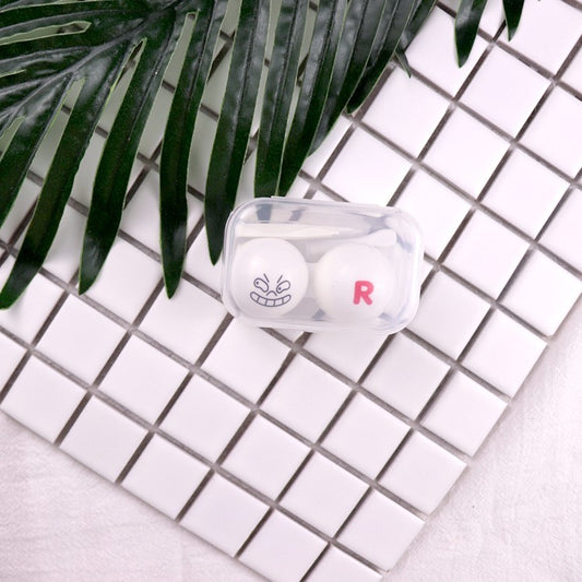 Contact Lens Case Cute Cartoon Portable Simple Storage