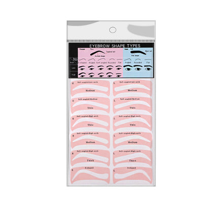 Eyebrow Stickers Eyebrow Stencil Lazy Eyebrow Stencil Eyebrow Artifact Makeup Tools In Stock