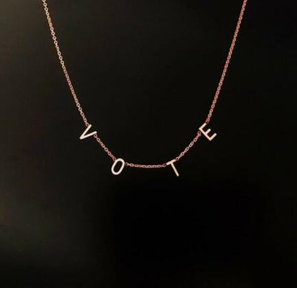 vote necklace
