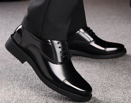 Genuine Leather Three-joint Men's Business Casual Formal Wear Leather Shoes