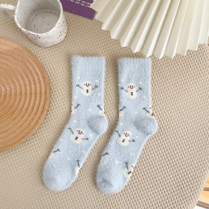 Mink Plush Thick Socks In Winter