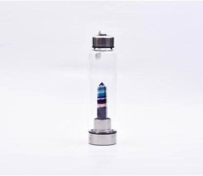 Natural hexagonal crystal column energy glass creative water cup spa tea cup water cup crystal column magic wand