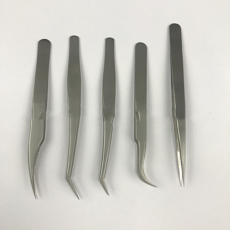 Stainless steel elbow tweezers