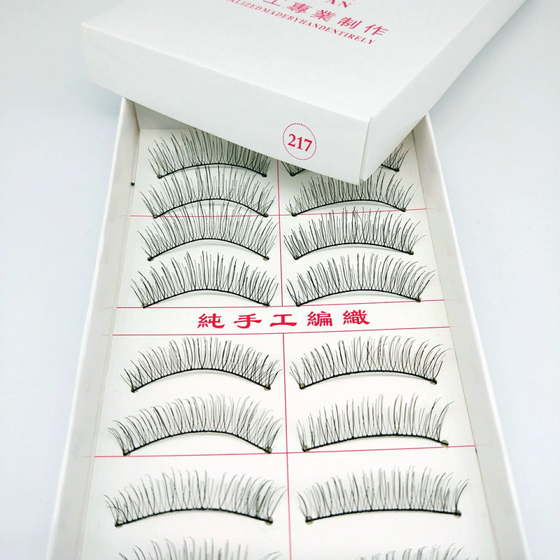 Handmade cotton thread stalk simulation false eyelashes