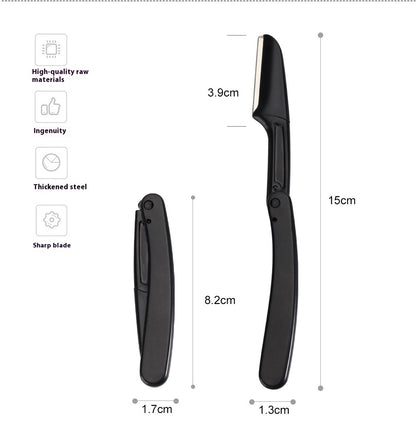 Foldable Eye-brow Knife Sharp Beauty Tools With Net