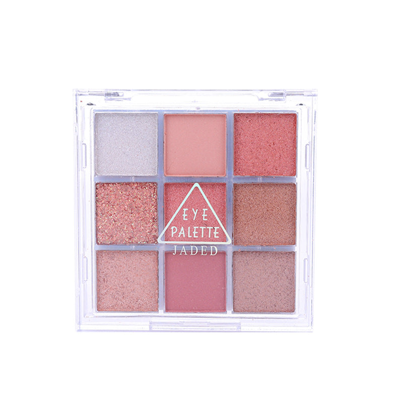 9 Colors Eye Shadow Plate Ins Super Hot Shimmer Matte