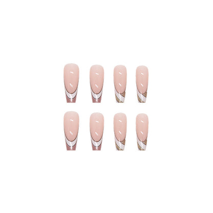 Ballet Armor Fake Nails One Second Wear 24 Pieces Boxed