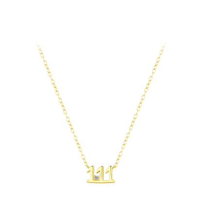 Fashion Personality Lucky Digital Necklace For Women