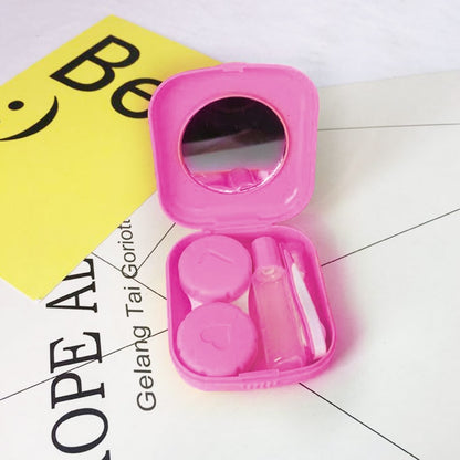 Candy Color Square Mini Contact Lens Case