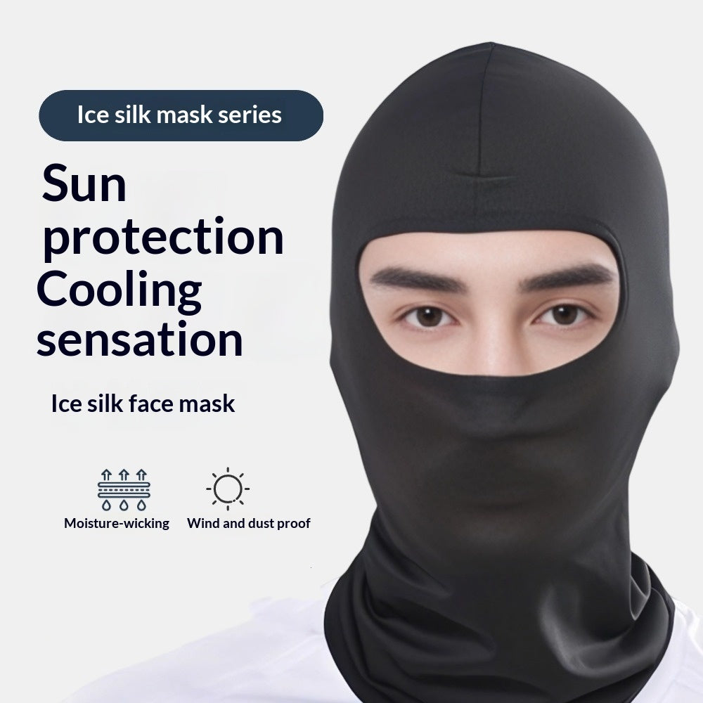 Outdoor Sports Ice-Silk Sun-Protective Balaclava For Men And Women Quick-Drying & Breathable Hat