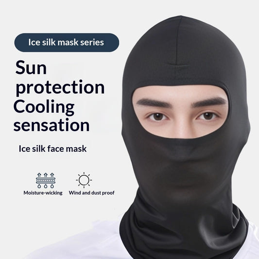 Outdoor Sports Ice-Silk Sun-Protective Balaclava For Men And Women Quick-Drying & Breathable Hat