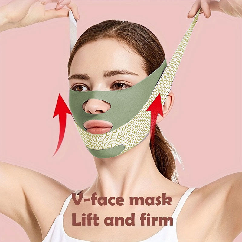 V-face Non-lifting Non-firming Facial Lifting Mask For The Entire Faceefficaciously Lifts And Sculpts The Jawline And Facial Contours