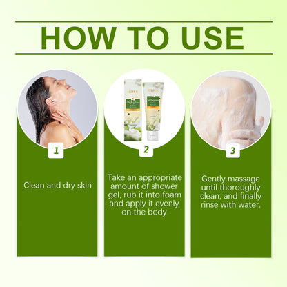 EELHOE  Jasmine Moisturizing Body Wash, Gentle, Clean, Smooth, Moisturizing And Fragrant Body Wash