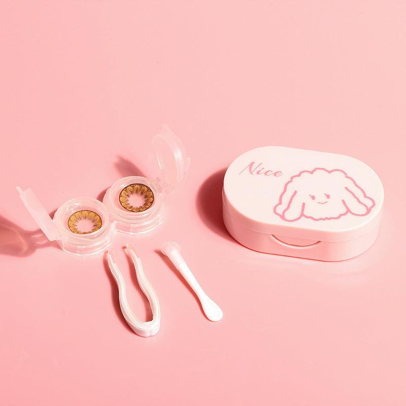 Cartoon Portable Color Contact Lens Care Box