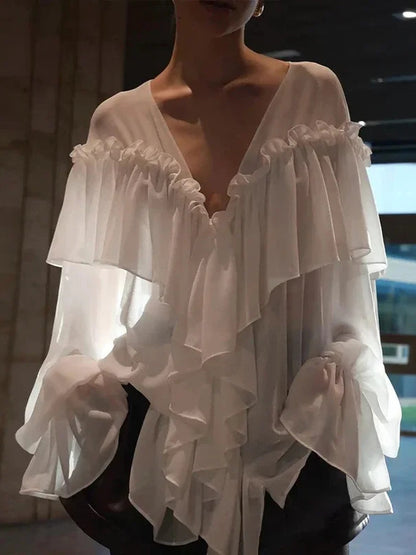 See-through Beach Cover-up Top For Women