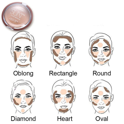 Three-dimensional V Face 6 Color Repairing Bronze Cream