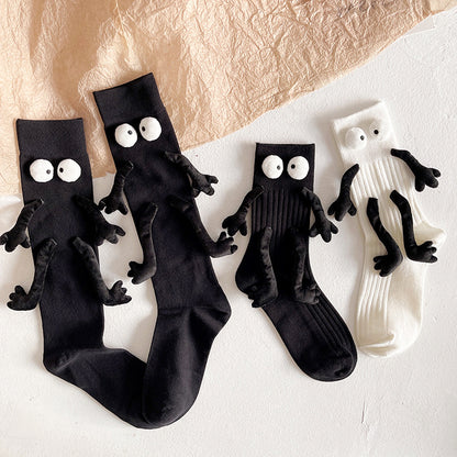 Cute Plush Doll In Tube Socks JK Is Thin Pure Cotton Pile Pile Short Boots Couple